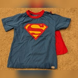 Toddler Superman Tshirt with Cape